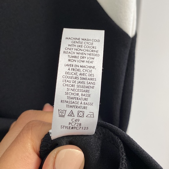 CALVIN KLEIN Colour Block Top, Small - Picture 7 of 7